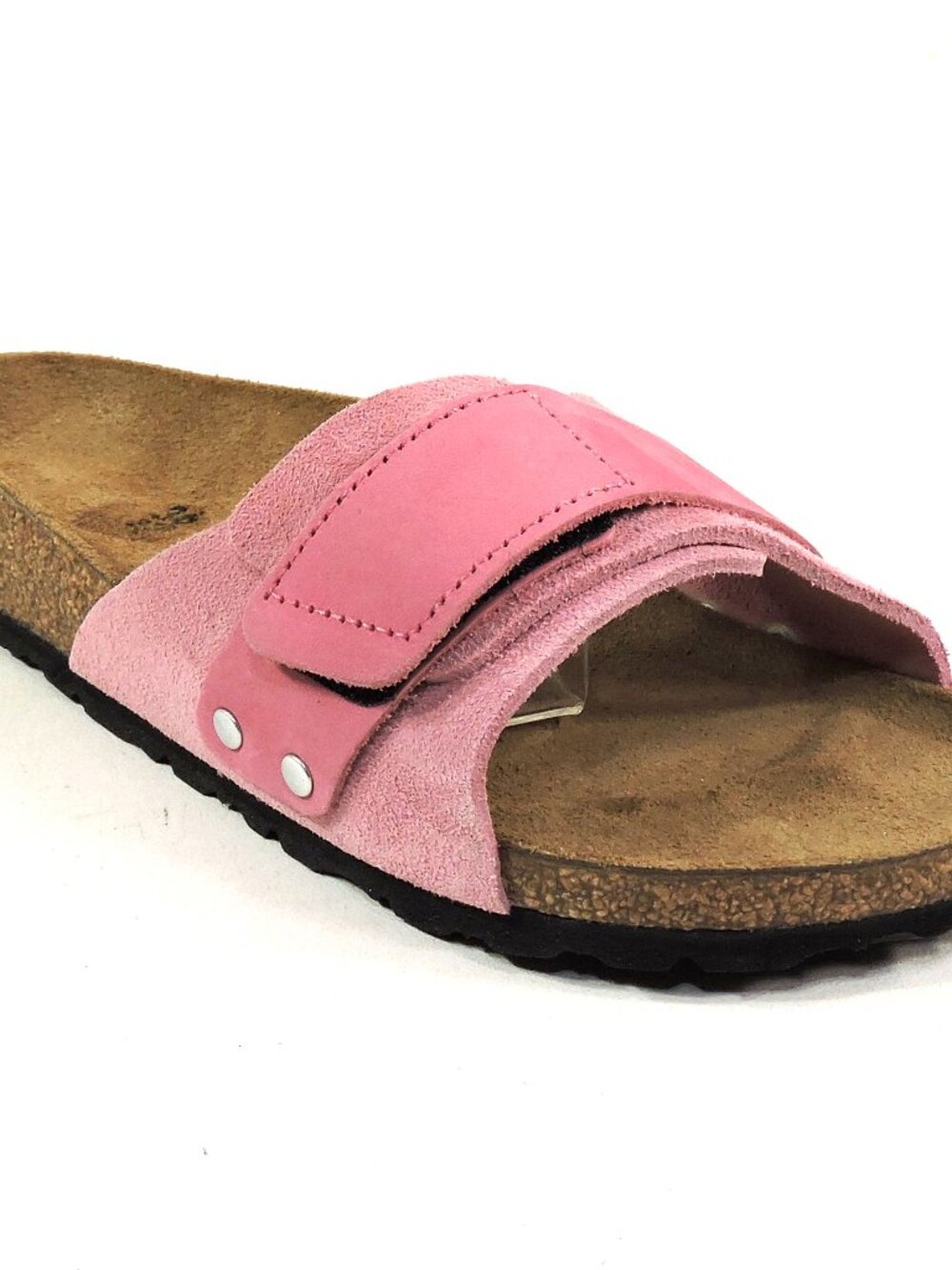 BIRKENSTOCK 🇩🇪 WOMEN'S PINK SOFT LEATHER COMFORT FLAT SUMMER SANDALS - Picture 3 of 7